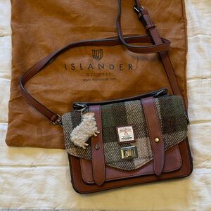 Harris Tweed Scottish crossbody bag